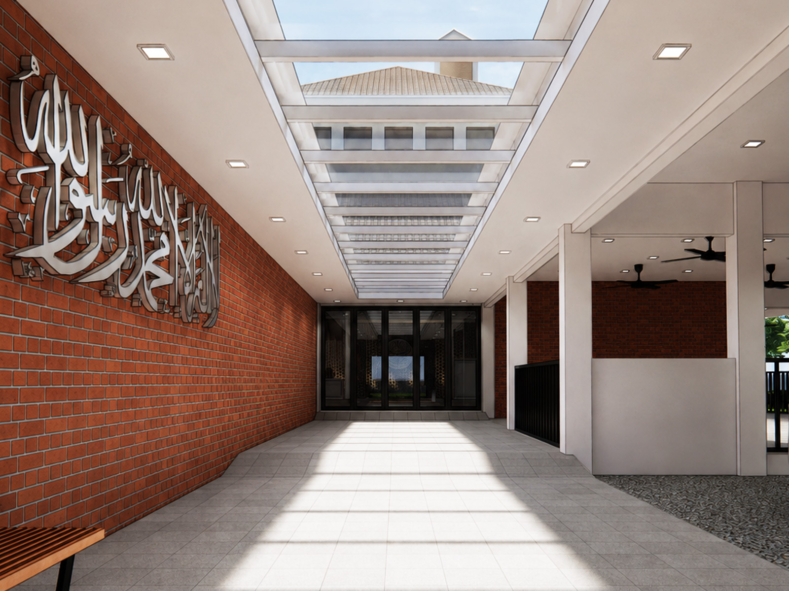 Laluan utama Surau Al-Imtiyaz