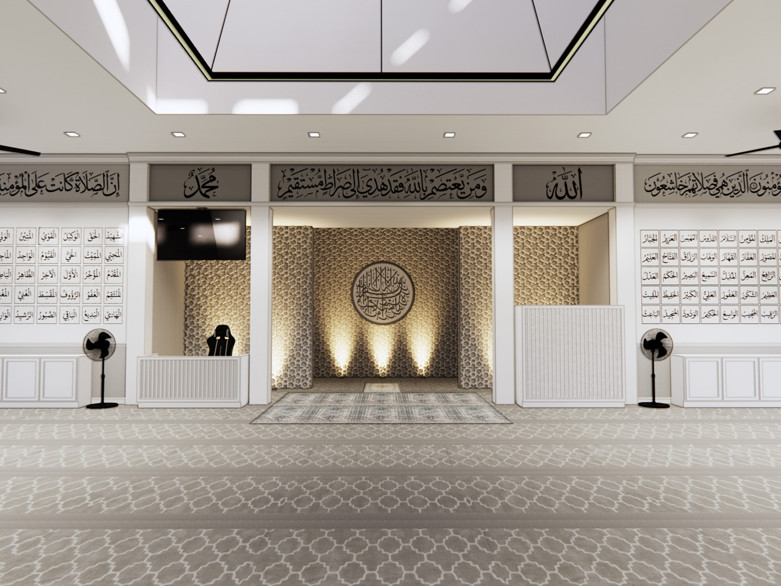 Dewan solat Surau Al-Imtiyaz