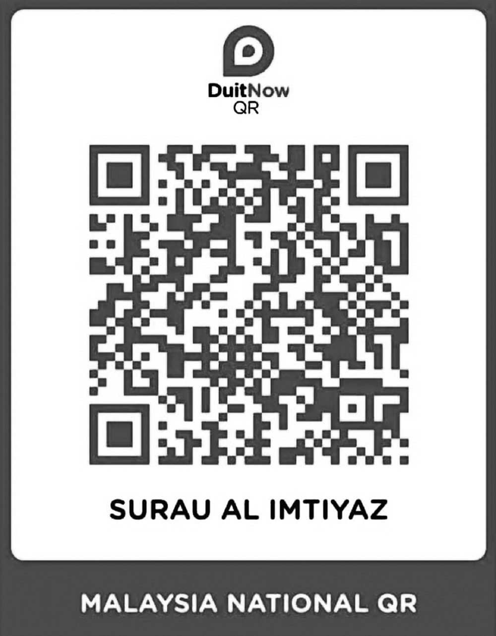 QR DuitNow Surau Al-Imtiyaz